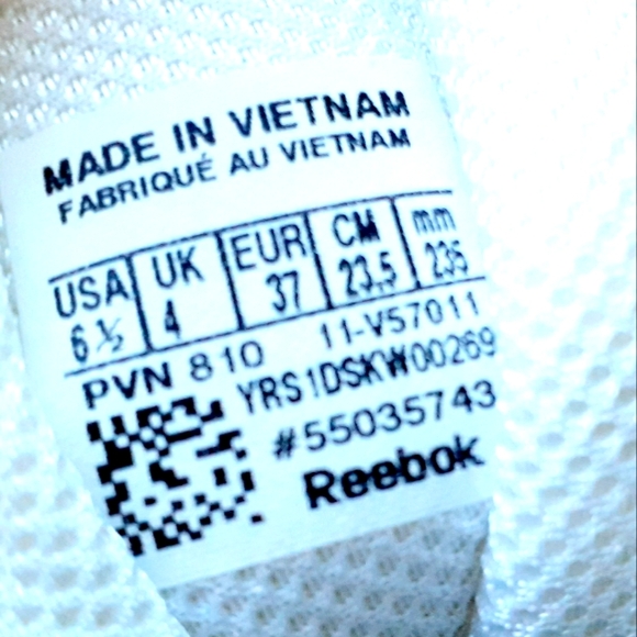 NWT Reebok White & Gray Easytone Athleisure Sneakers Size USA Size 6.5 - Picture 4 of 17